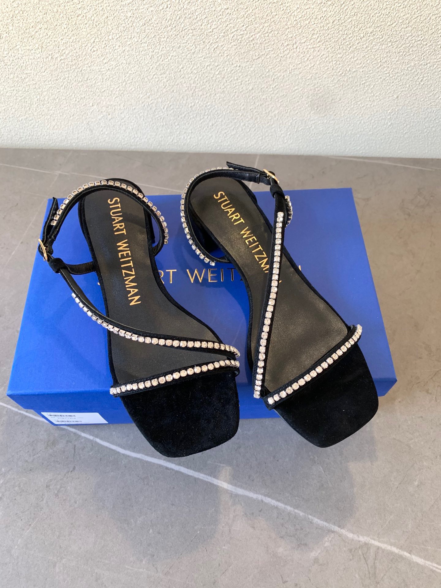 YSL Soirée Crystal Sandals - Image 3