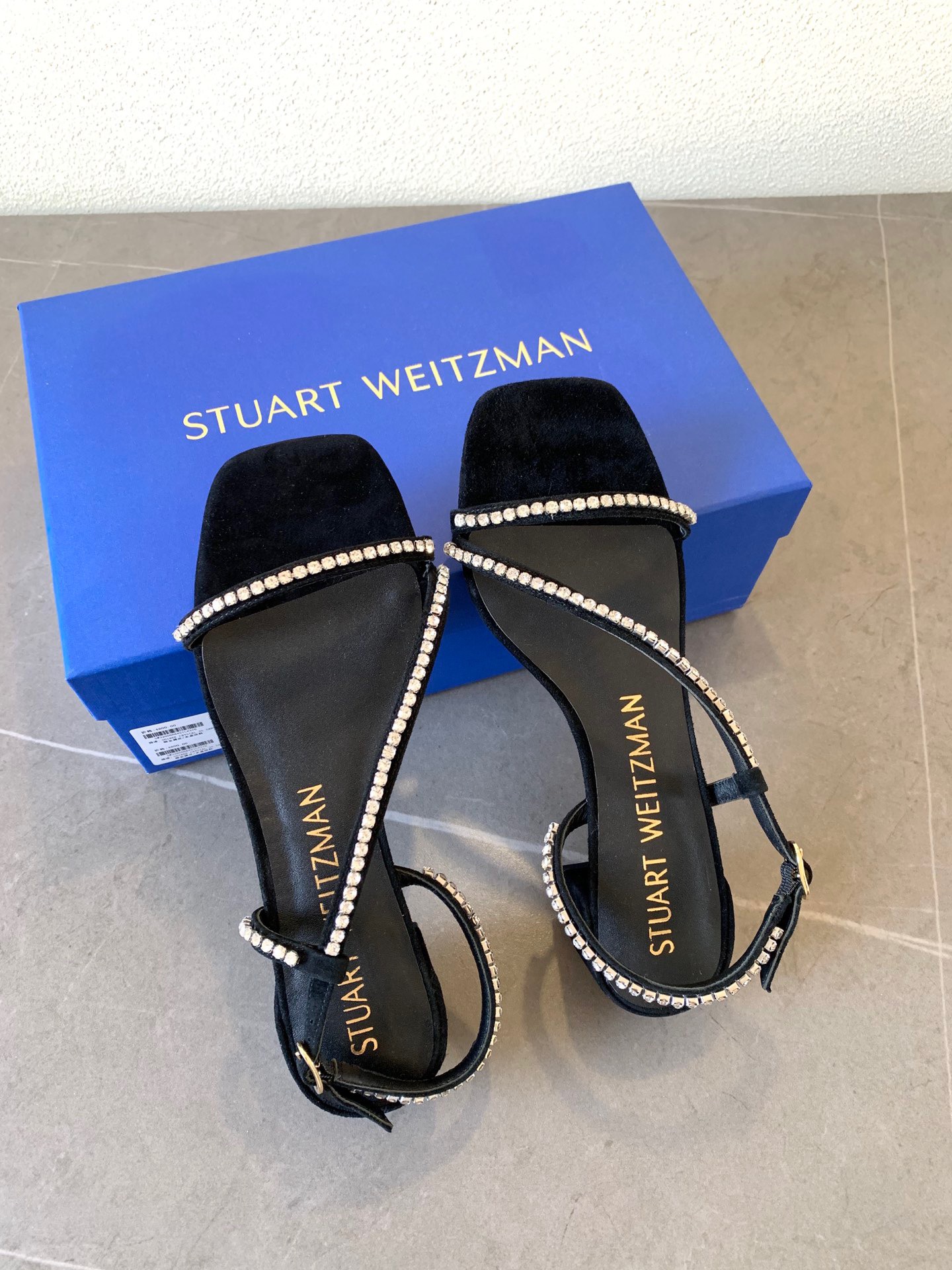 YSL Soirée Crystal Sandals - Image 4