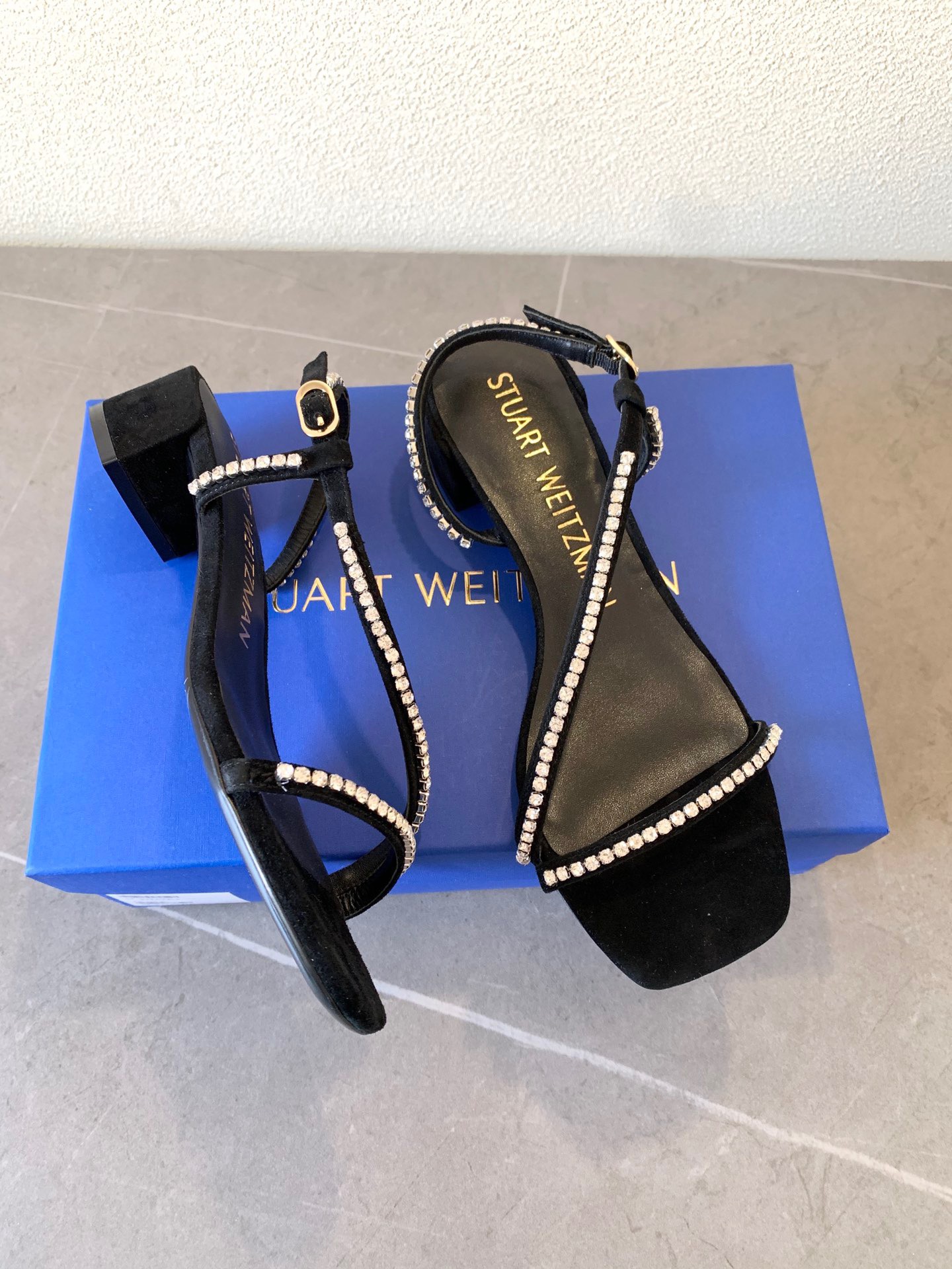 YSL Soirée Crystal Sandals - Image 2