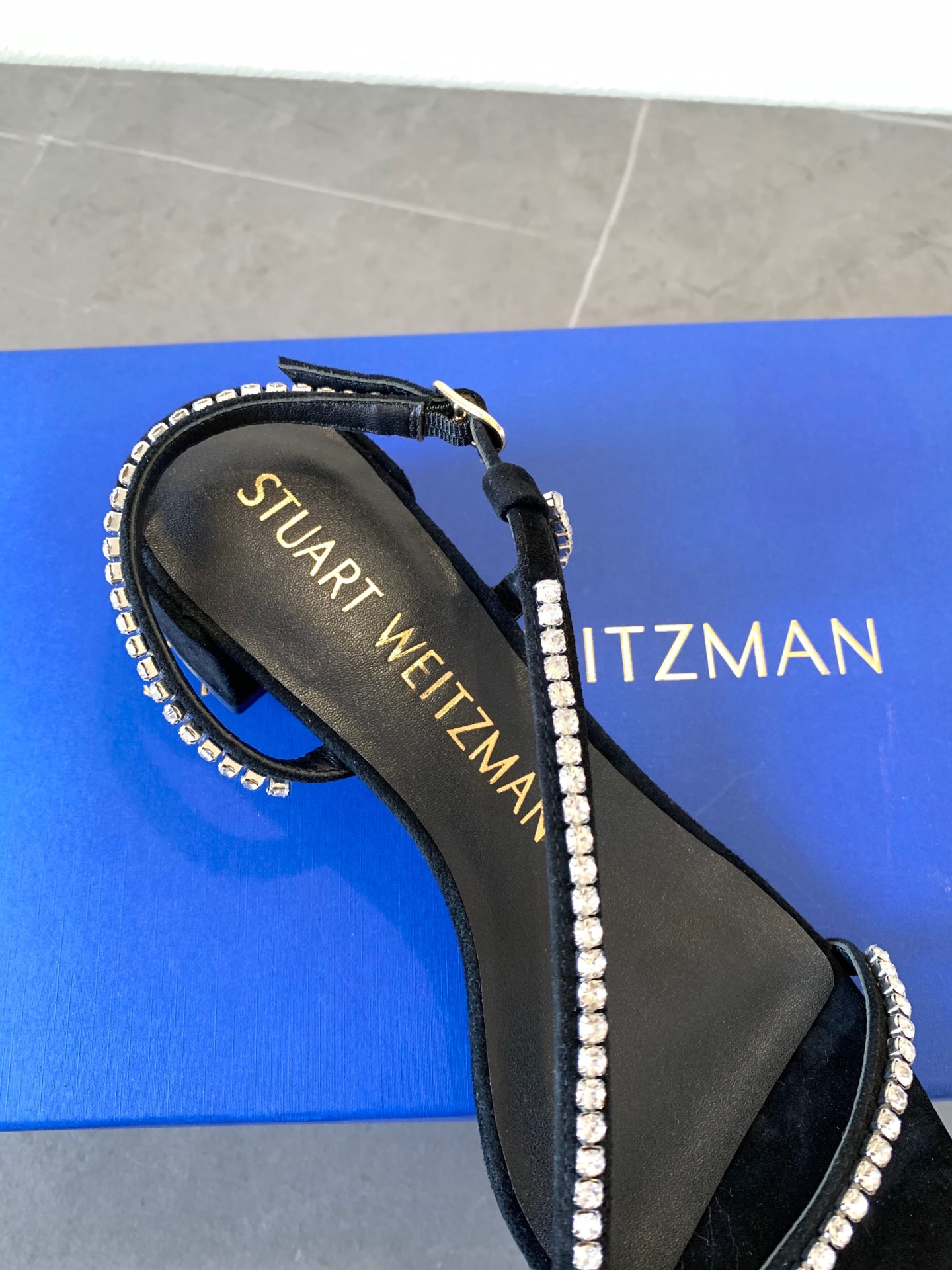 YSL Soirée Crystal Sandals - Image 5