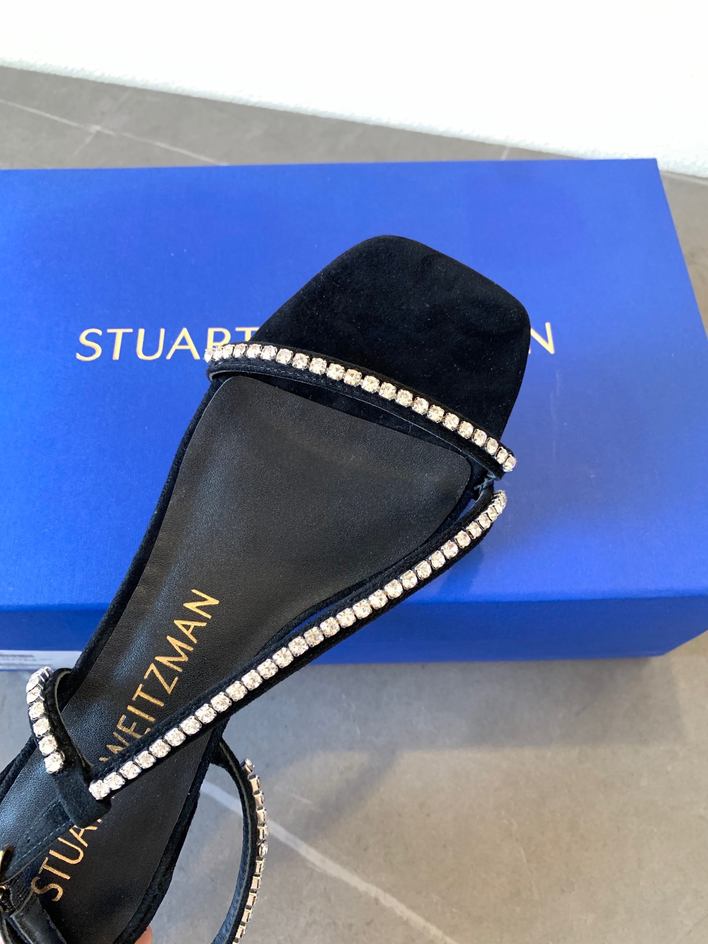 YSL Soirée Crystal Sandals - Image 6