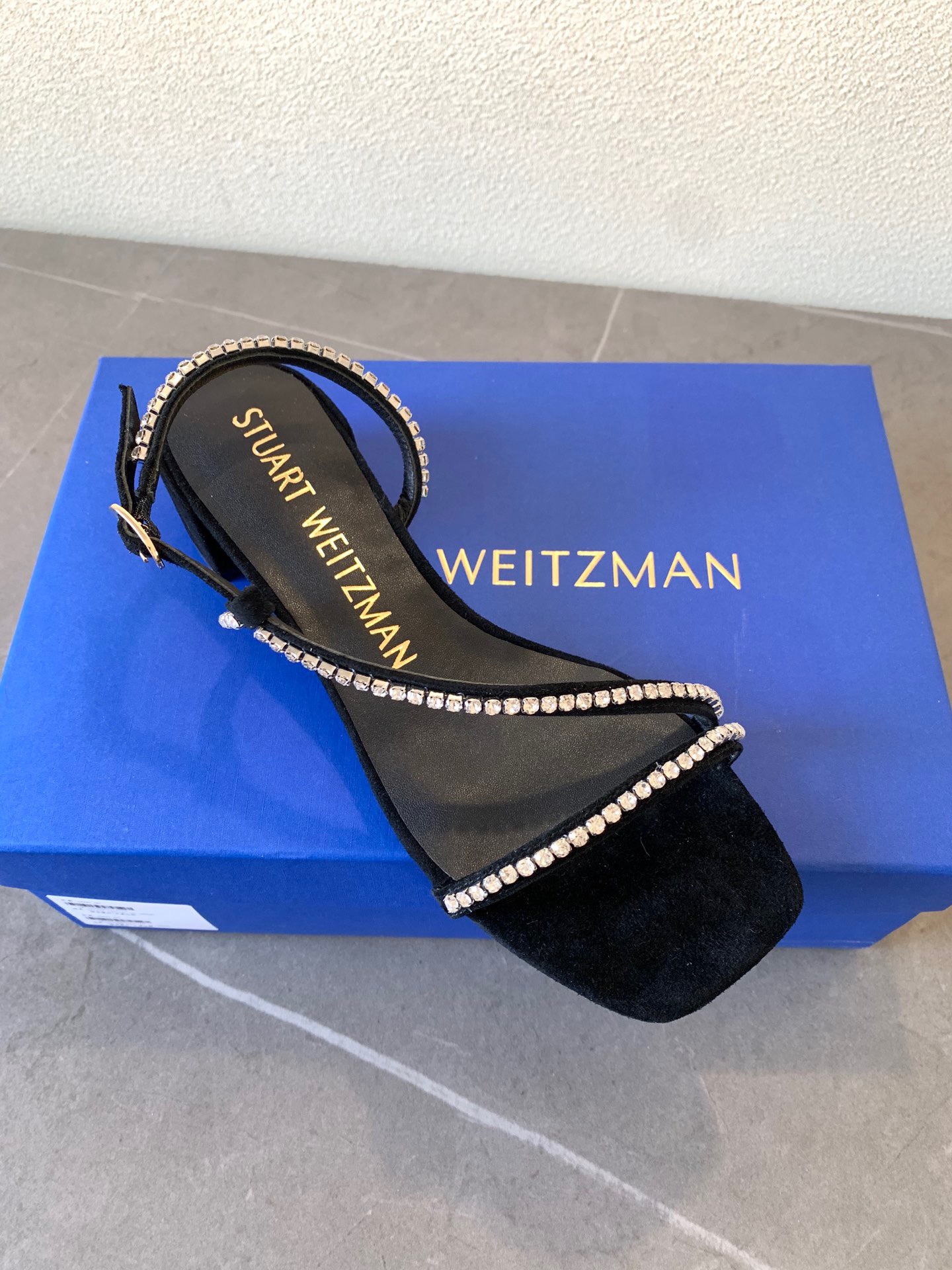 YSL Soirée Crystal Sandals - Image 8