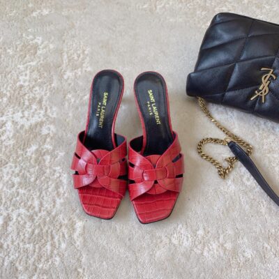 YSL 2023 New Heel Sandals