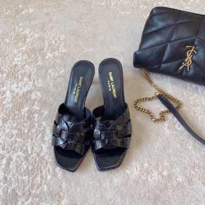 YSL 2023 New Heel Sandals