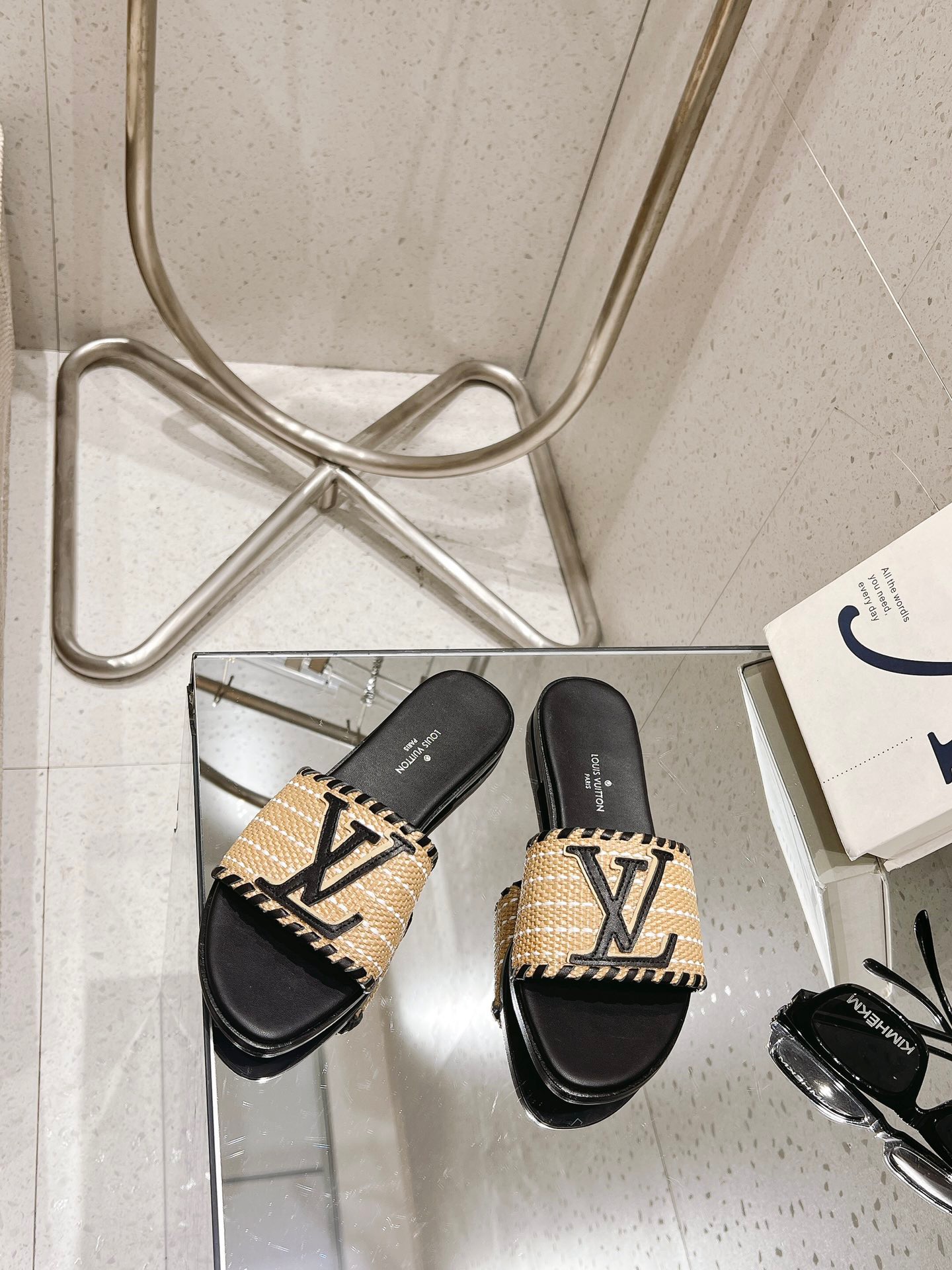 Louis Vuitton New Straw Sandals