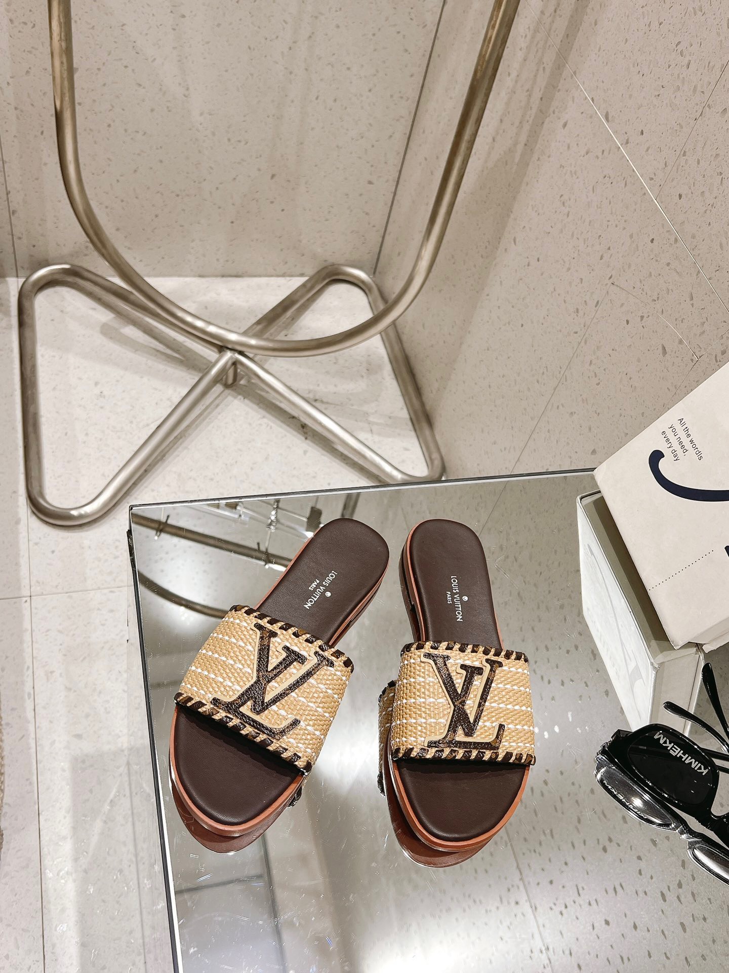 Louis Vuitton New Straw Sandals