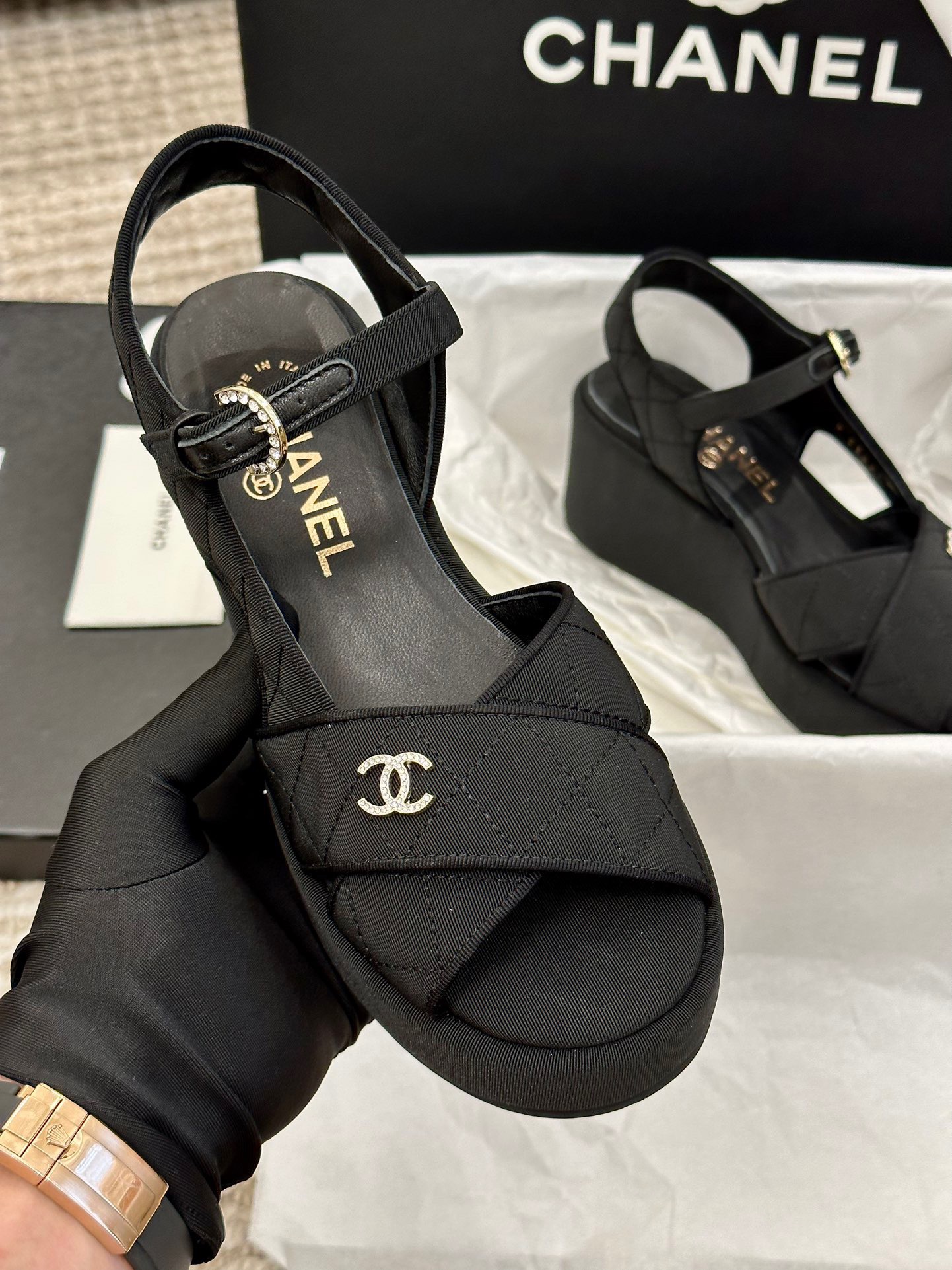New chanel sandals hotsell