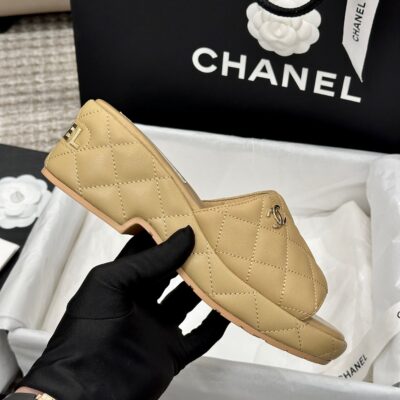 Chanel 2023 New Wedge Sandals
