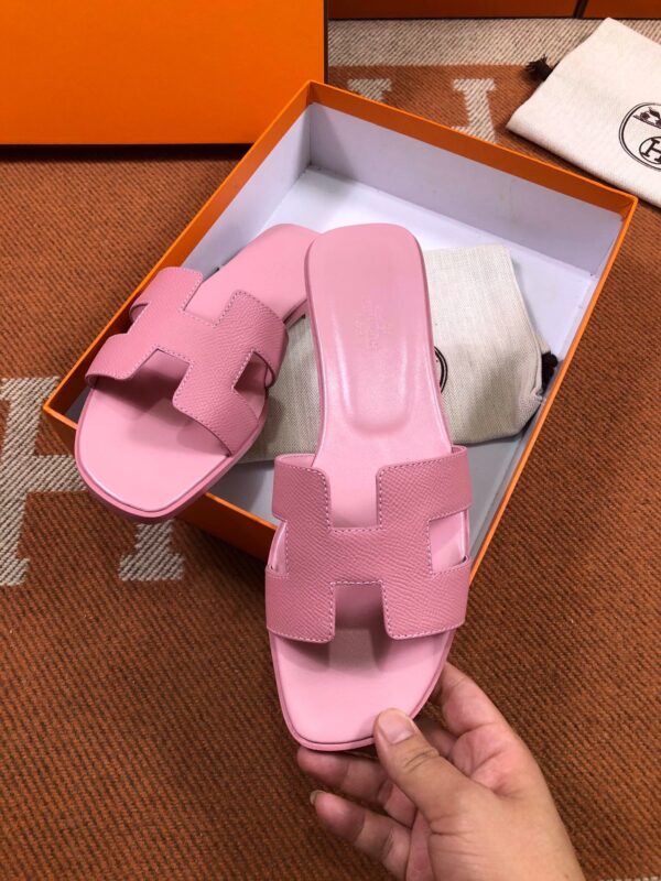 Hermes New Oran Sandals in Epsom (fully handmade)