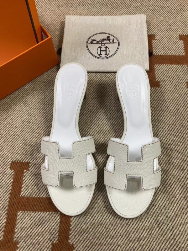Hermes New Oran Sandals in Epsom (fully handmade)