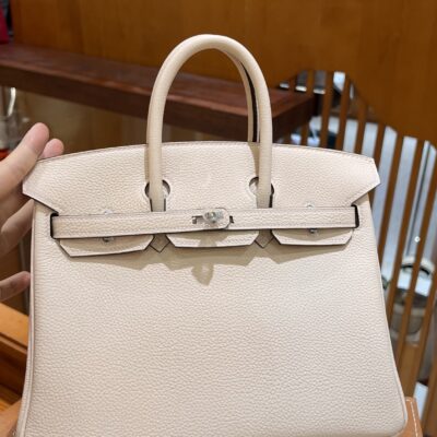 Birkin 25 in Craie Togo PHW