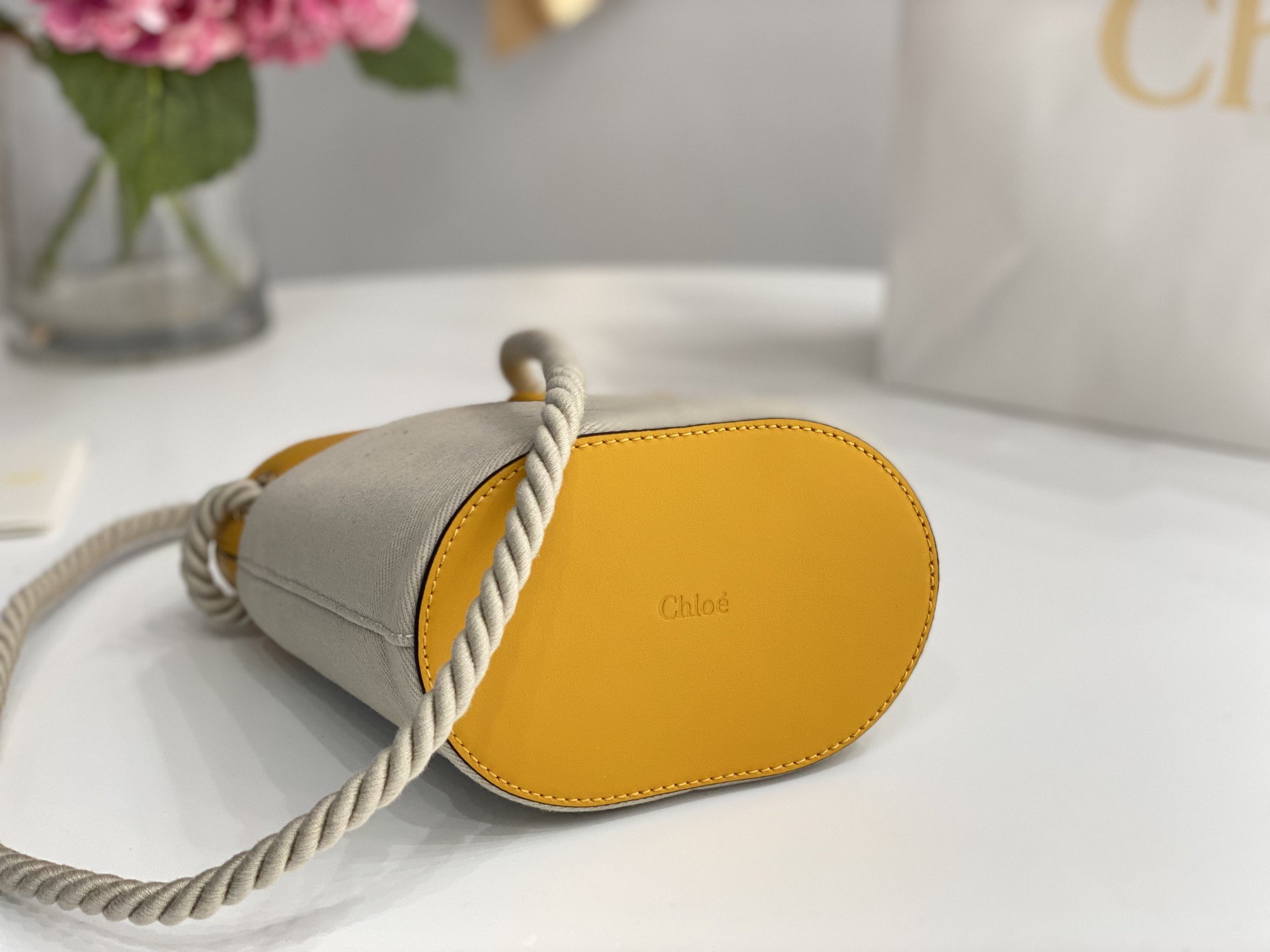 Chloe Key Bucket Bag - Image 7