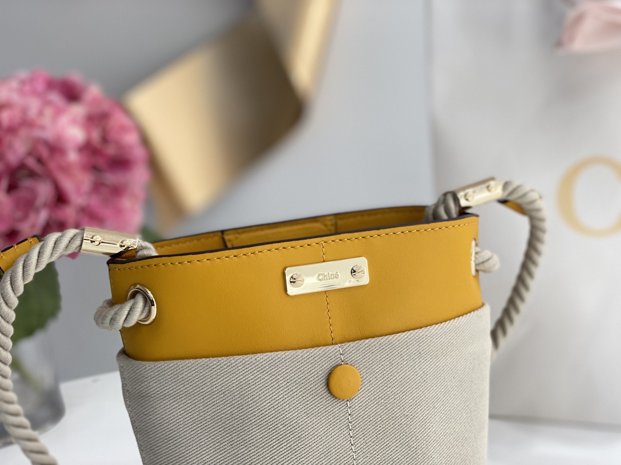 Chloe Key Bucket Bag - Image 8