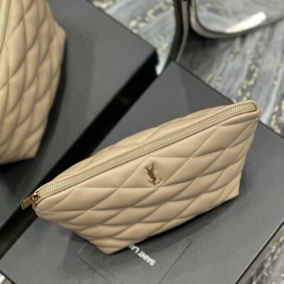 YSL SADE Quilted Clutch