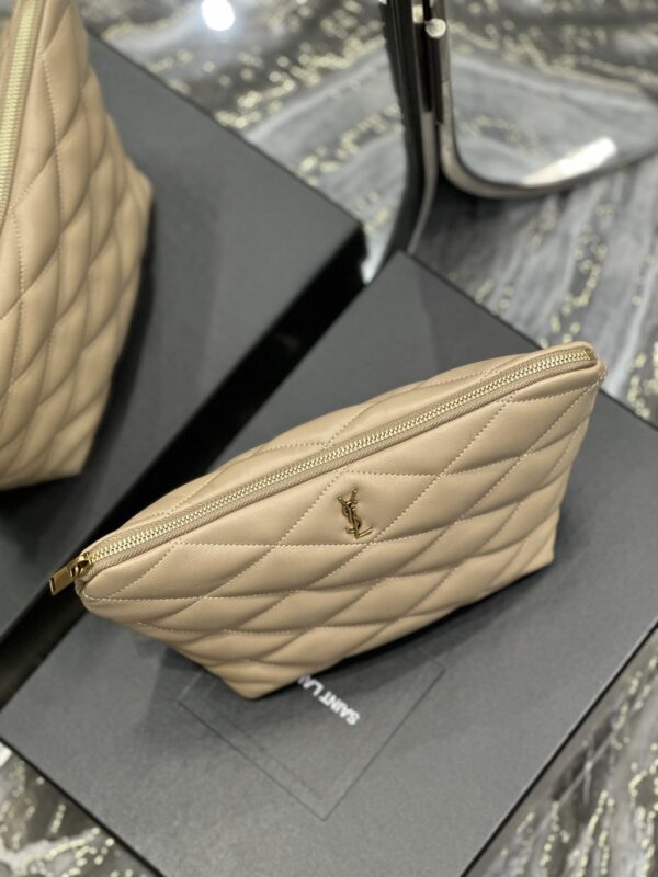 YSL SADE Quilted Clutch