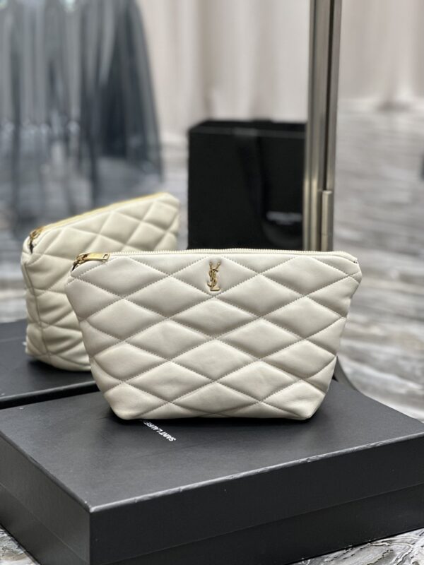 YSL SADE Quilted Clutch