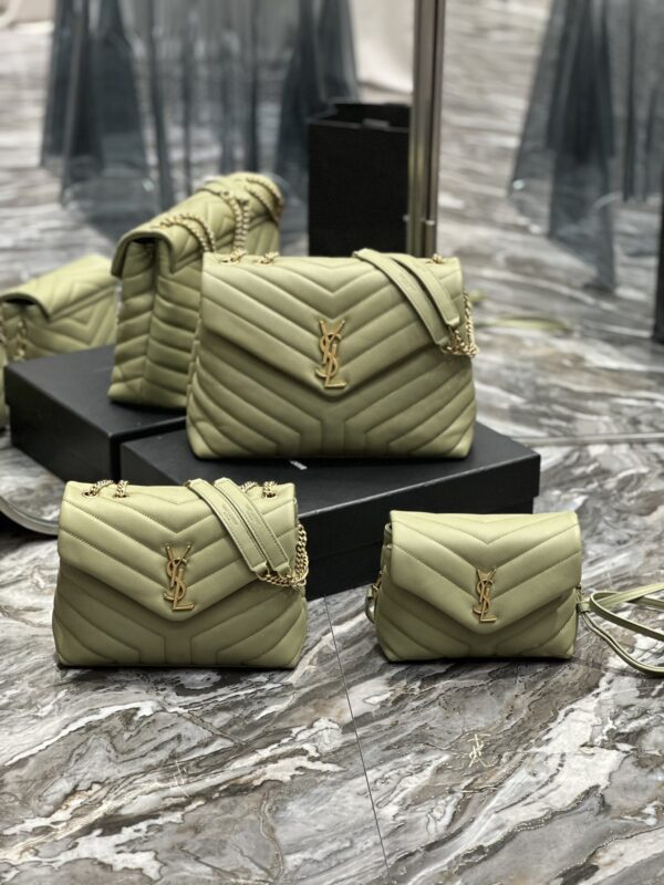 YSL Loulou Bags in Avocado Green Color