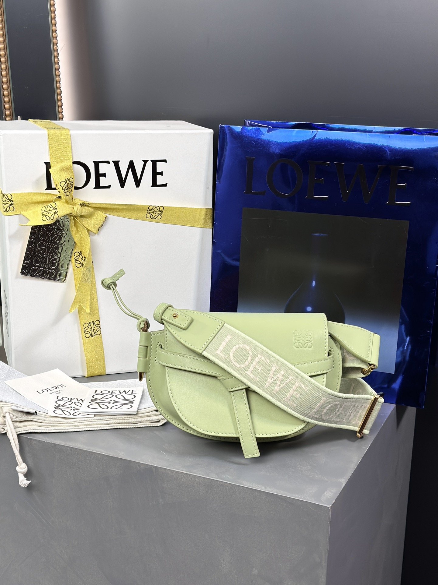 Loewe Mini Gate Dual Saddle Bag - Image 3
