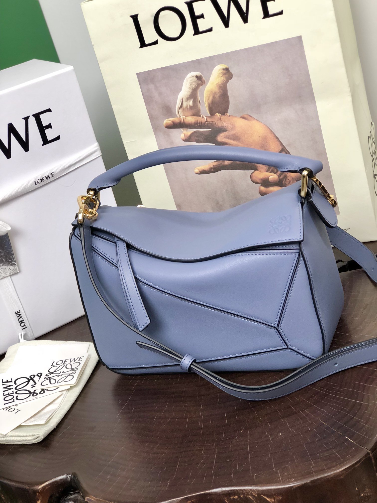 Loewe Classic Puzzle Geometric Small Handbag - Image 8
