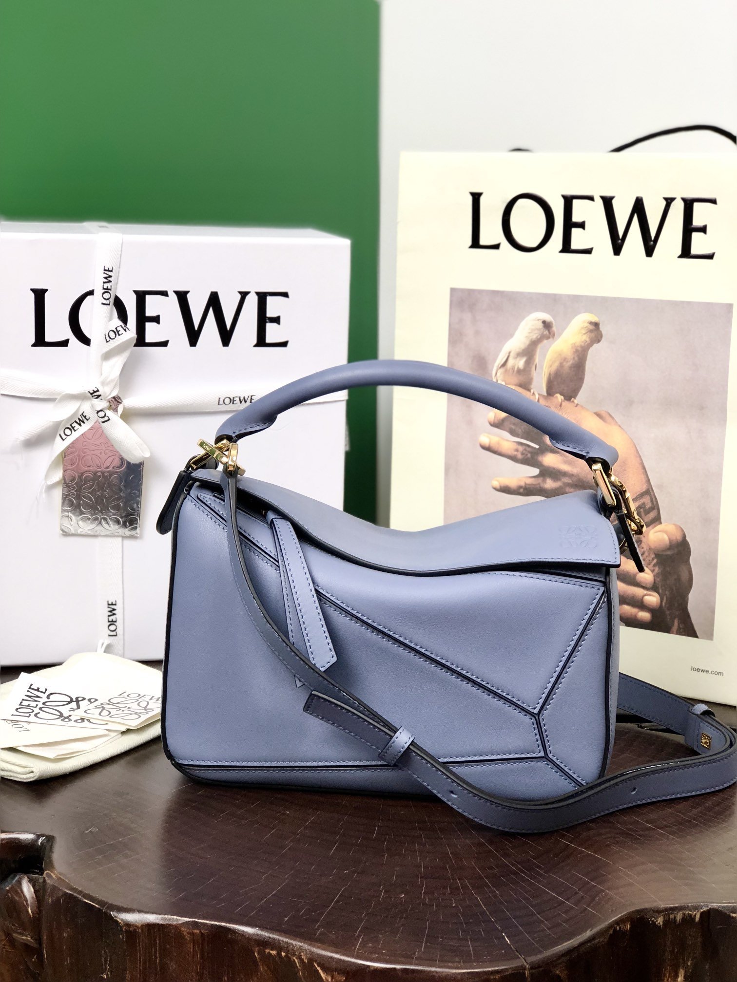 Loewe Classic Puzzle Geometric Small Handbag