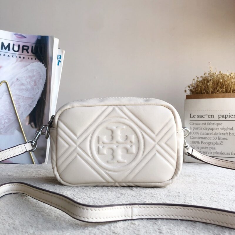 Tory Burch Mini Perry Bombe Puffy Leather Camera Bag