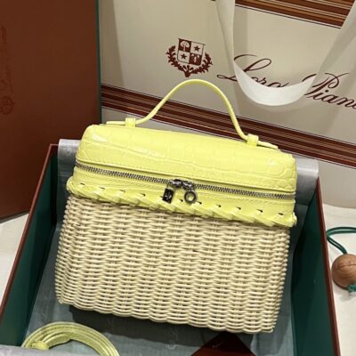 Loro Piana Extrapocket L19 Rattan Bag
