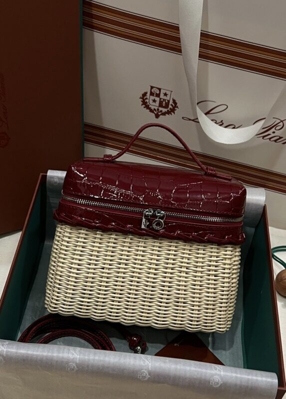 Loro Piana Extrapocket L19 Rattan Bag