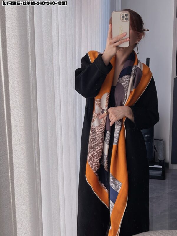 Hermes Jumping Pony Scarfs