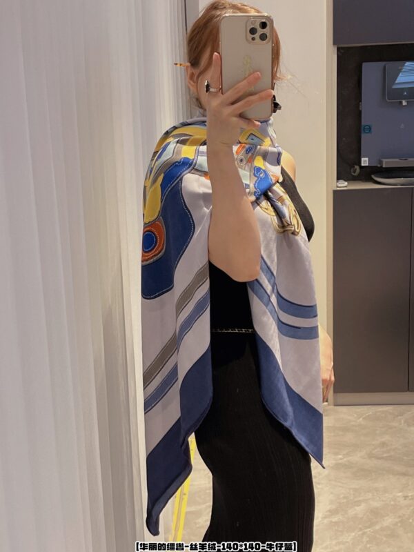 Hermes Gorgeous Bridle Scarf