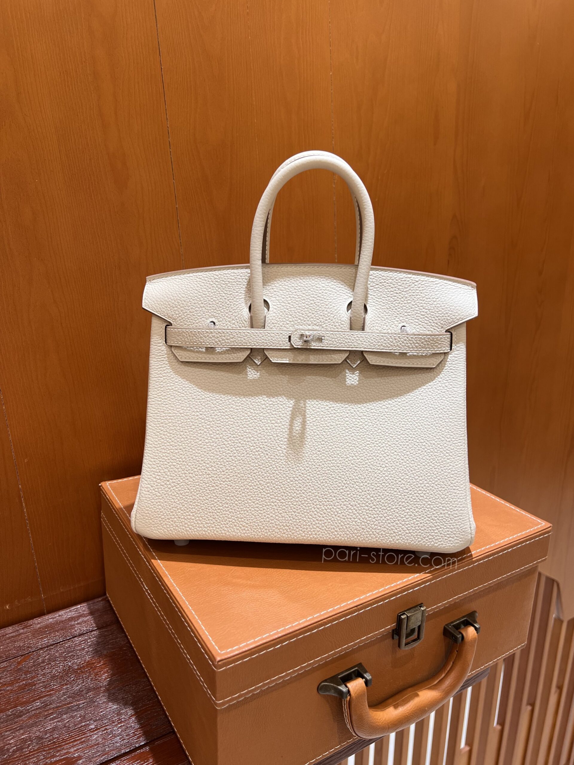 1000034803-scaled.jpg Birkin 30 in Blanc Togo PHW - Image 1
