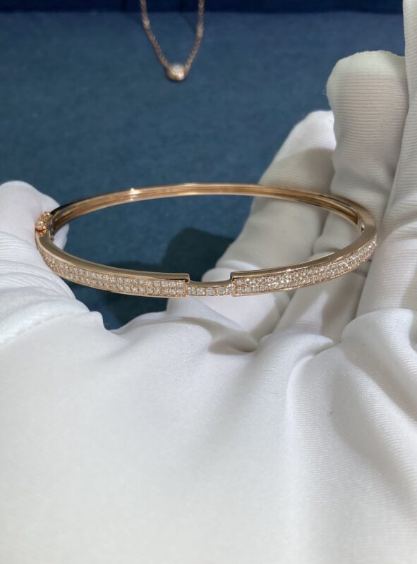 Bracelet with Diamonds,Rose Gold