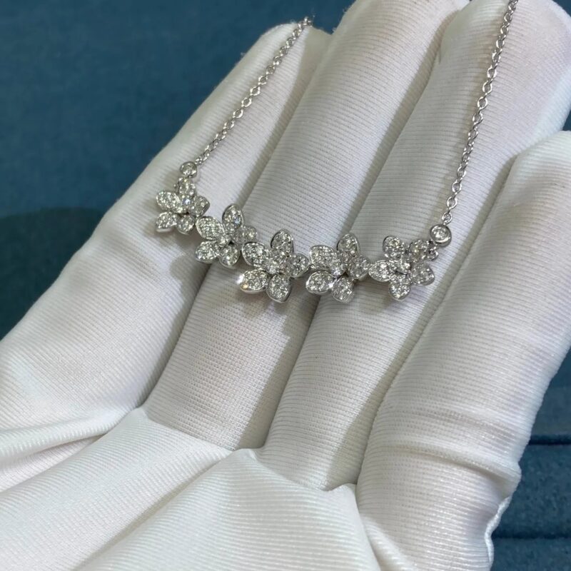 Diamond Necklace,White Gold