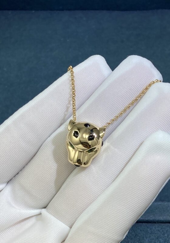 Cartier Leopard Head Necklace, Yellow Gold