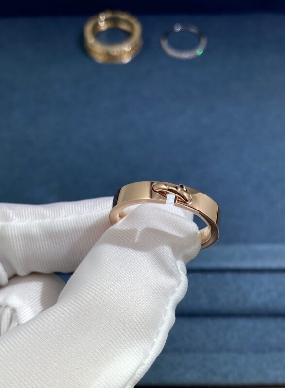 Chaumet Slash No Diamond Ring, Rose Gold