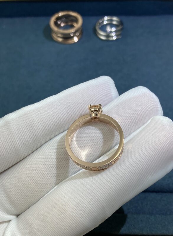 Cartier Center Diamond Gypsophila Ring, Rose Gold