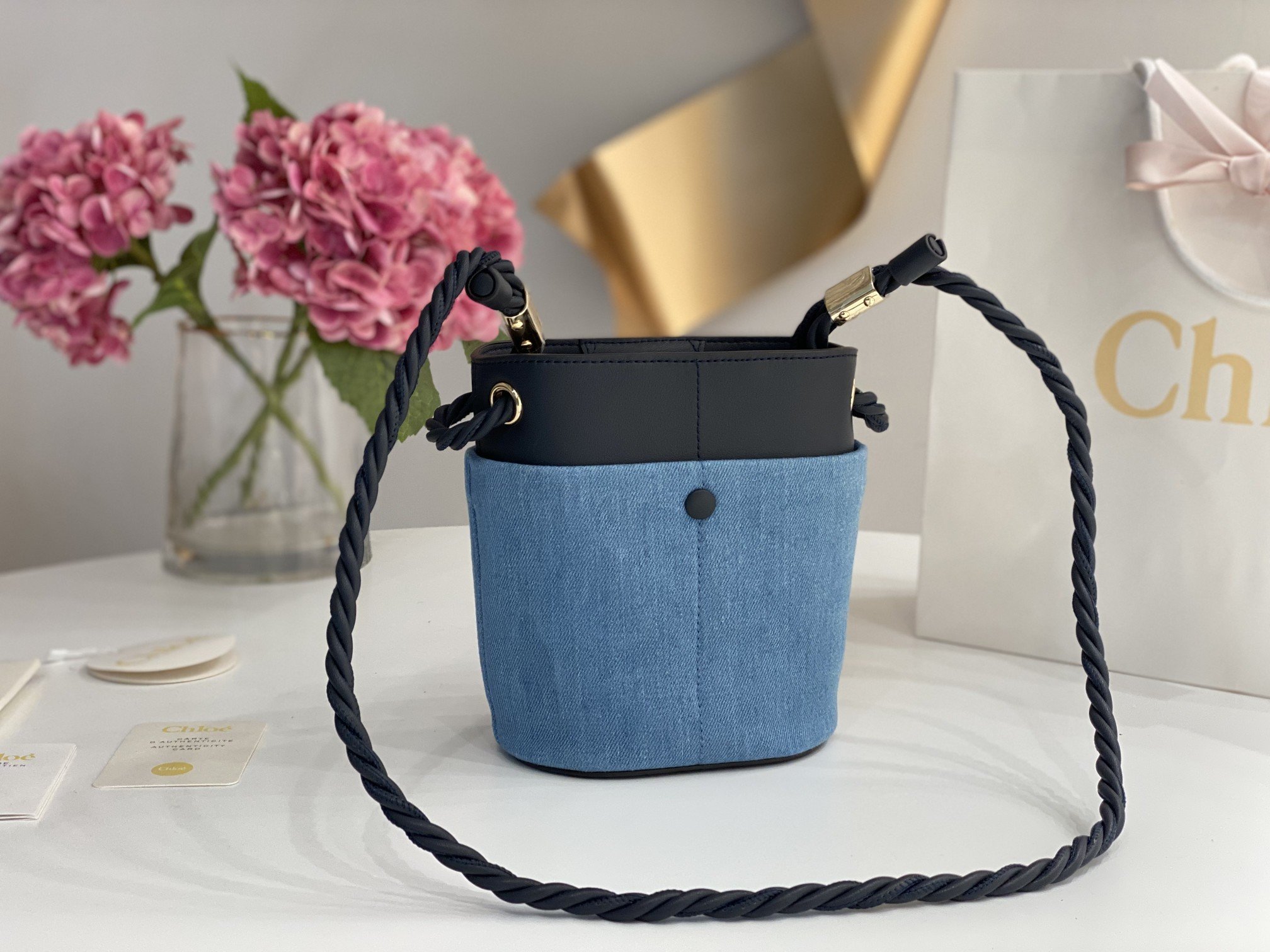 Chloe Key Bucket Bag - Image 2