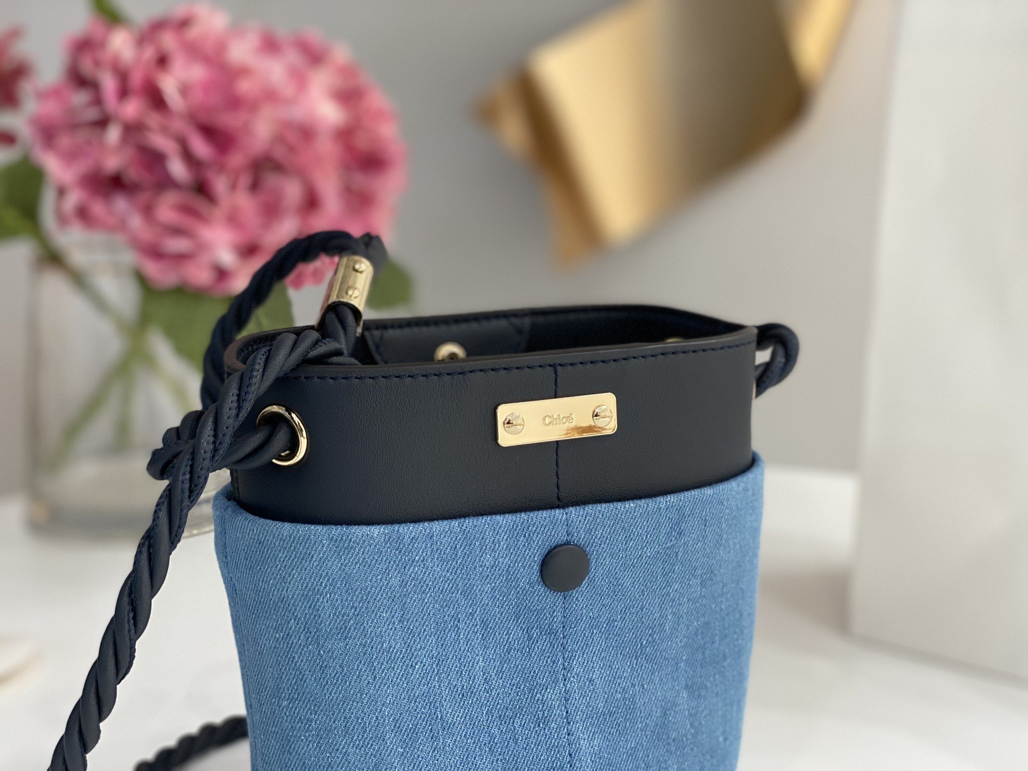 Chloe Key Bucket Bag - Image 7