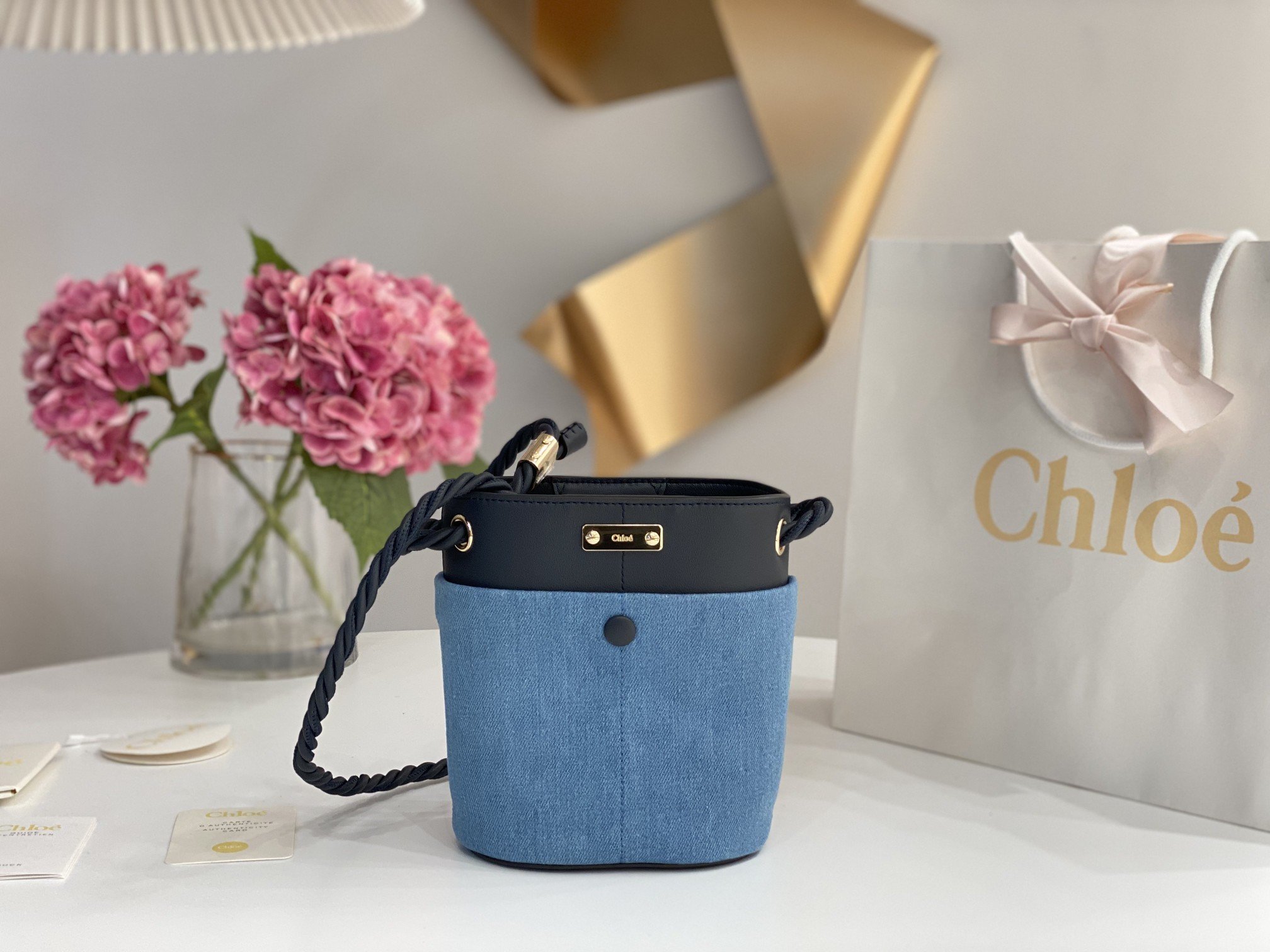 Chloe Key Bucket Bag