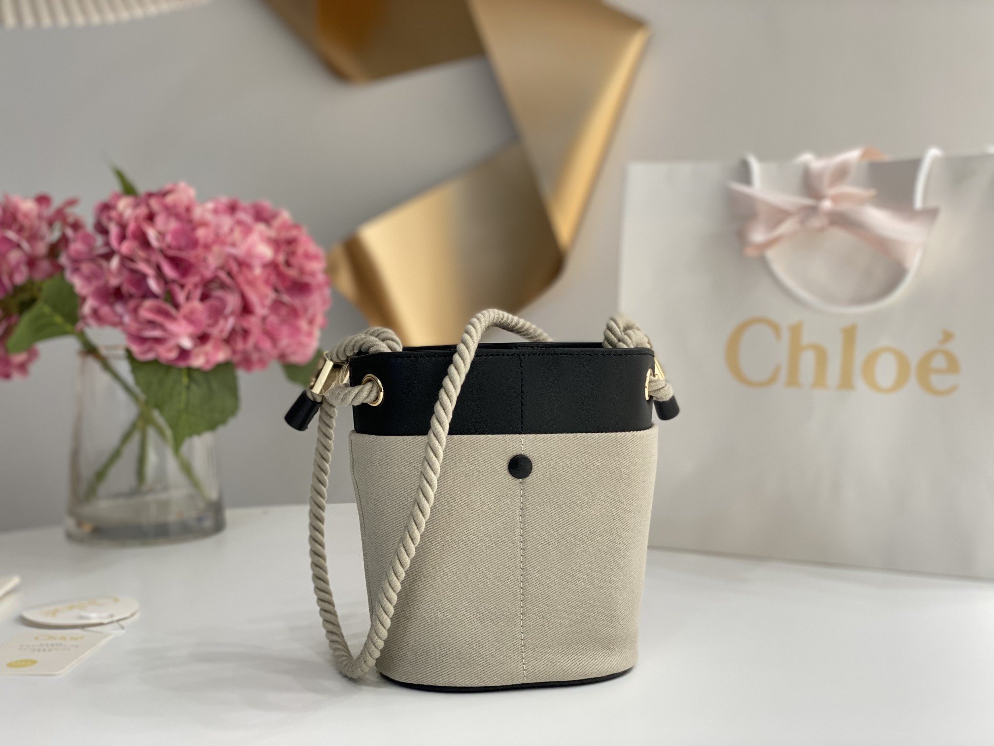 Chloe Key Bucket Bag - Image 2