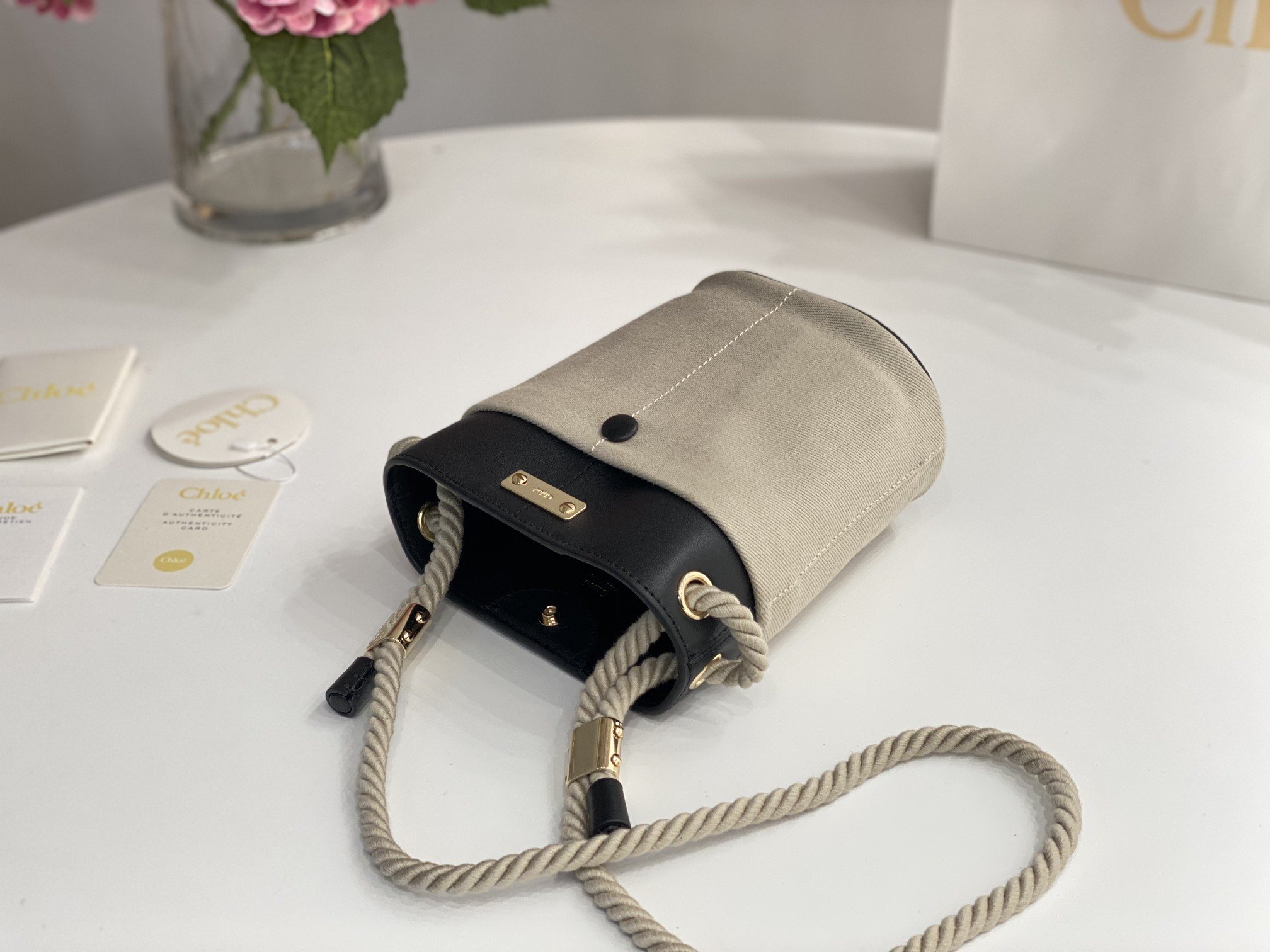 Chloe Key Bucket Bag - Image 7