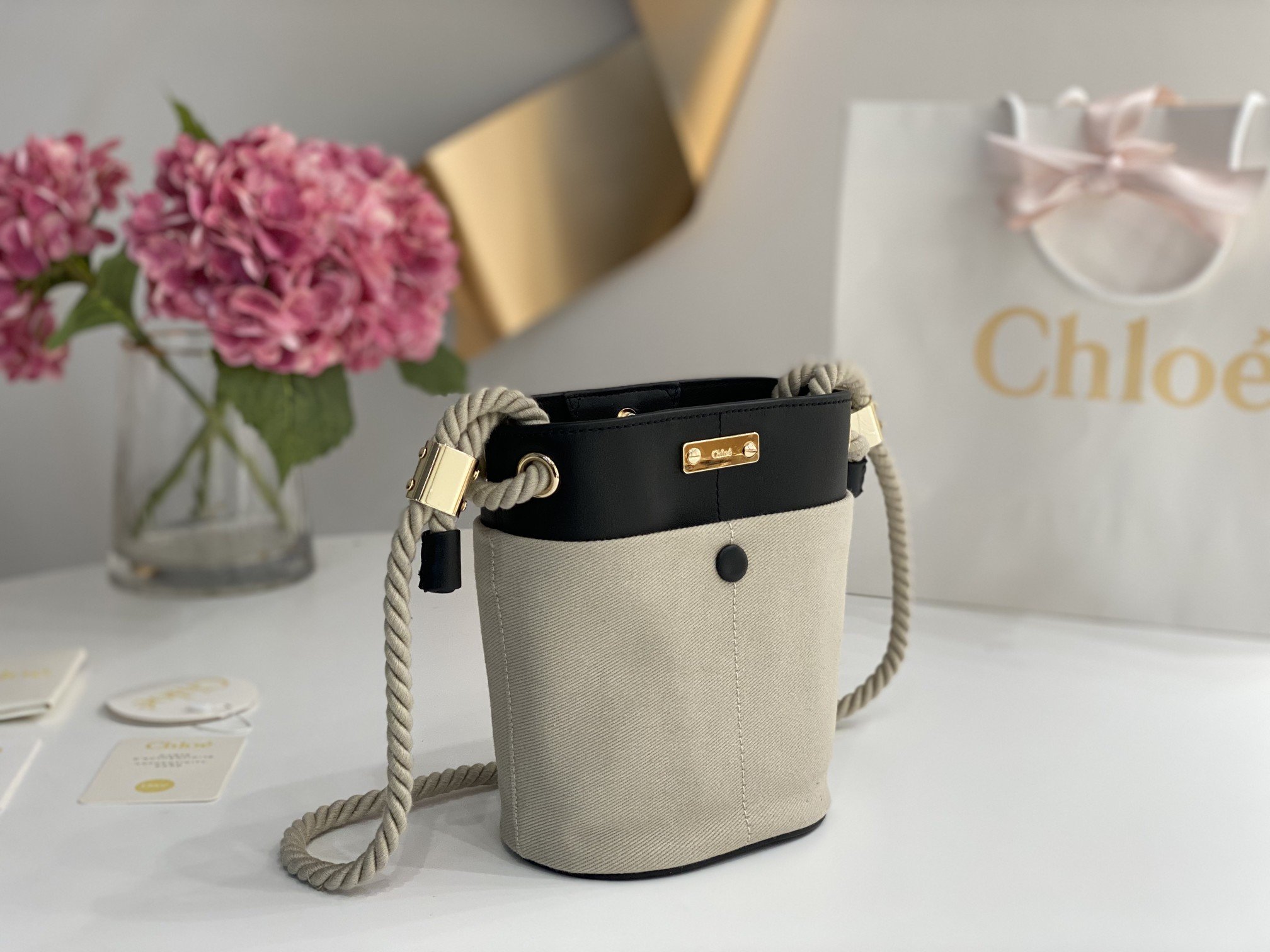 Chloe Key Bucket Bag - Image 6