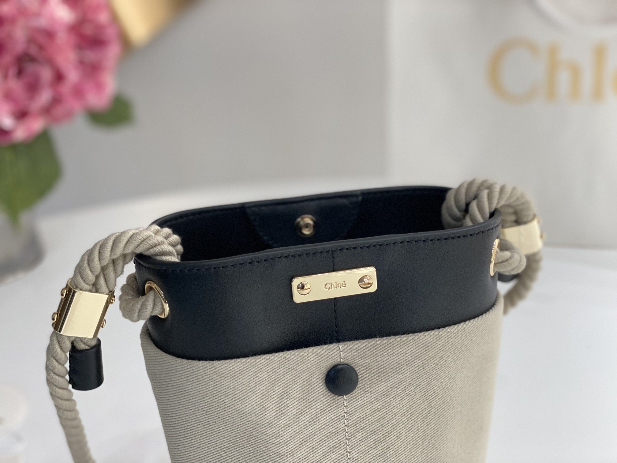 Chloe Key Bucket Bag - Image 9