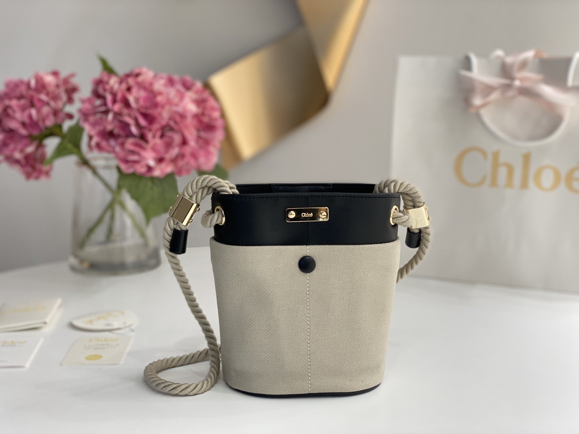 Chloe Key Bucket Bag