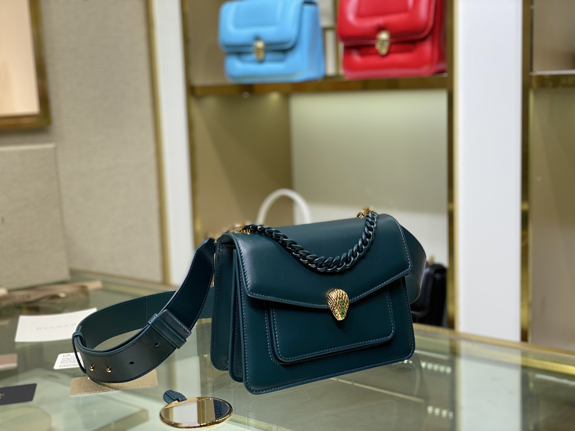 Bvlgary Mini Serpenti Chain Bag - Image 5