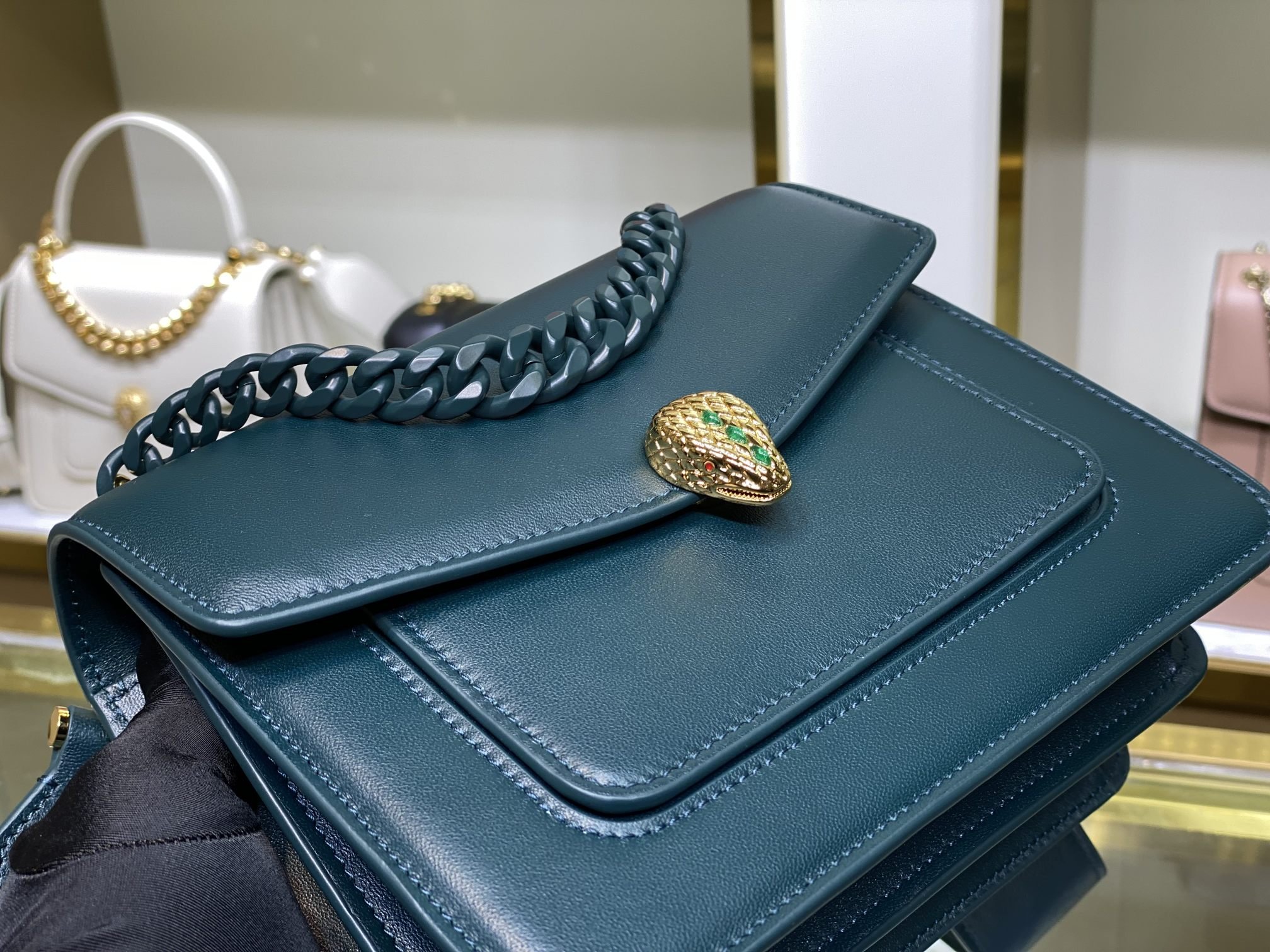 Bvlgary Mini Serpenti Chain Bag - Image 7