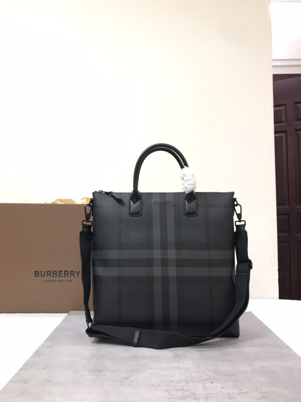 Burberry Slim Zippered Tote Bag