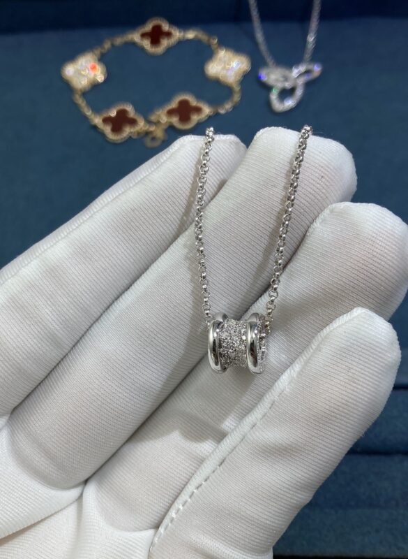 Bvlgary Waist Necklace, White Gold