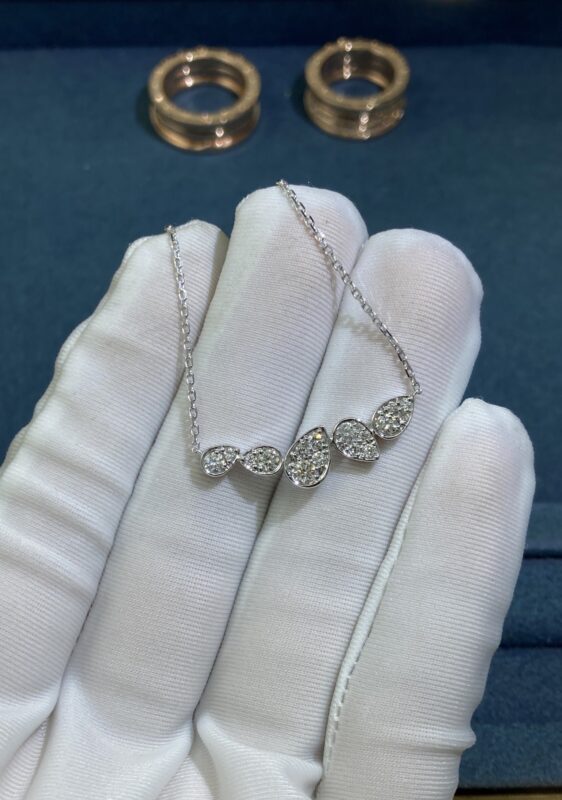 Chaumet Drop Necklace, White Gold