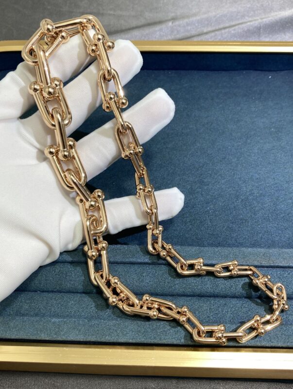 Tiffany’s Bead Necklace without Diamonds, Rose Gold