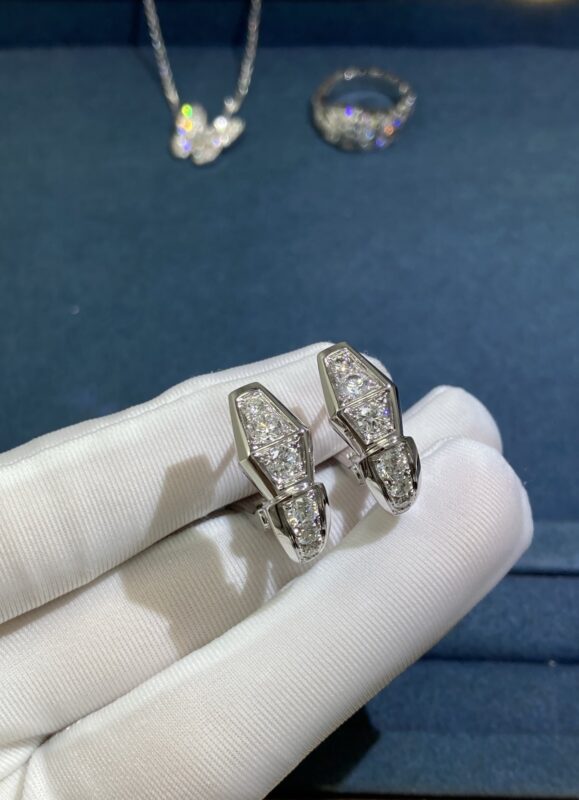 Diamond Snake Ear Beats, Platinum Gold